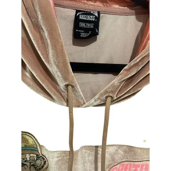 Death Row Records "Dr. Bombay" Fleece Hoodie Sz. 3XL/3TG - Picture 3 of 3